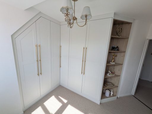 Bespoke Corner Shaker Fitted Wardrobes in South Shields